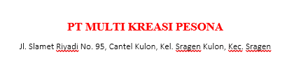 PT MULTI KREASI PESONA