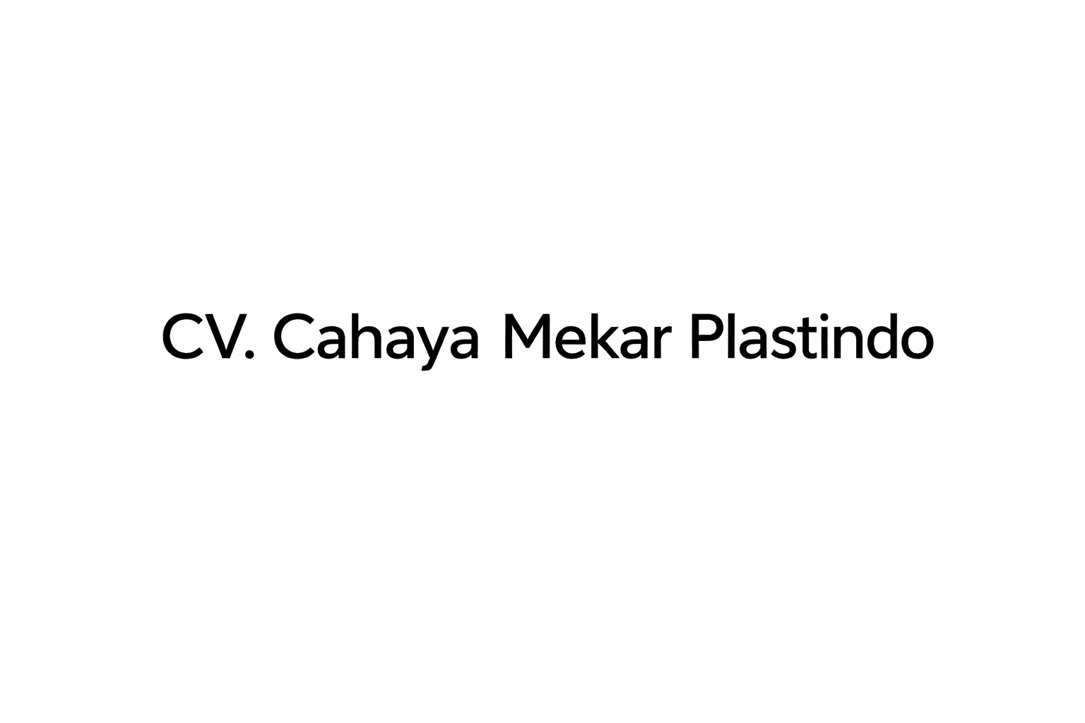 CV. Cahaya Mekar Plastindo