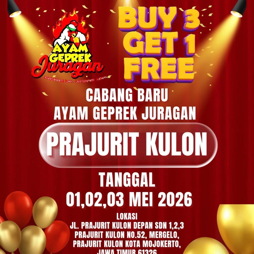 Ayam Geprek Juragan Prajurit Kulon logo