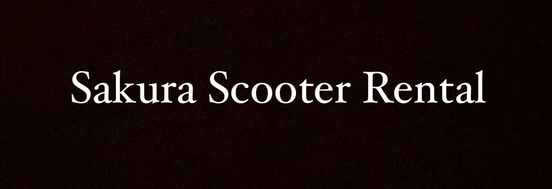 Sakura Scooter Rental