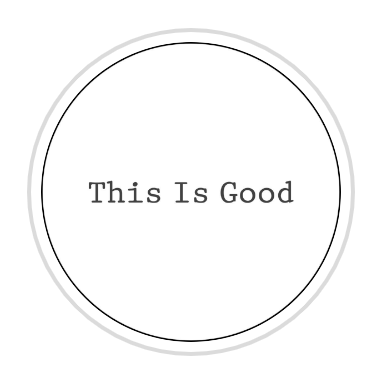 THIS IS GOOD logo
