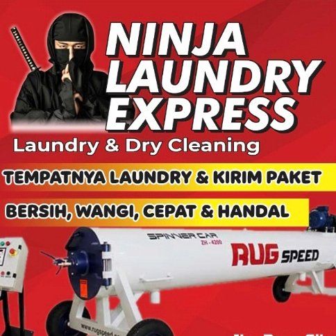 Ninja Laundry Express logo
