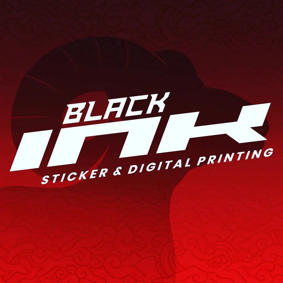 Black Ink Sticker & Digital Printing logo