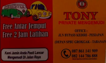 Kursus Mengemudi Tony logo