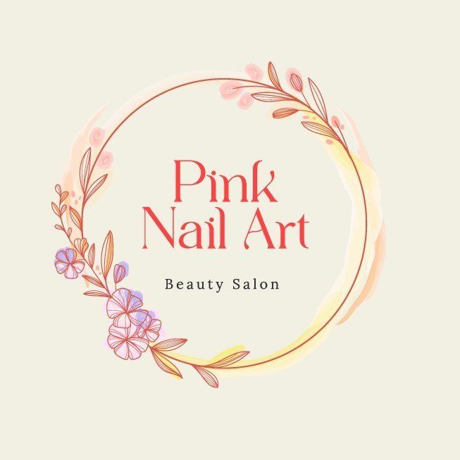 Pink Nail Art Beauty Salon