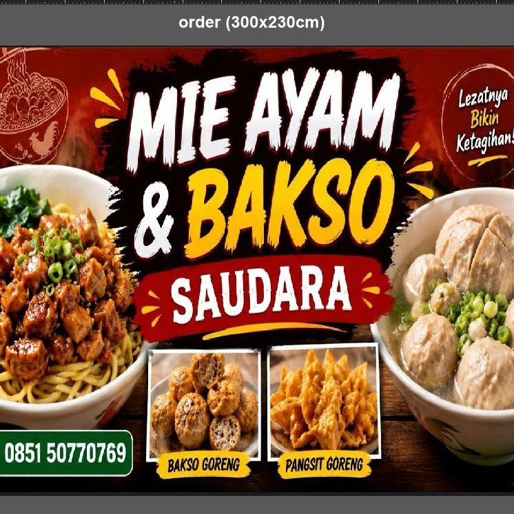Mie Ayam dan Bakso Saudara