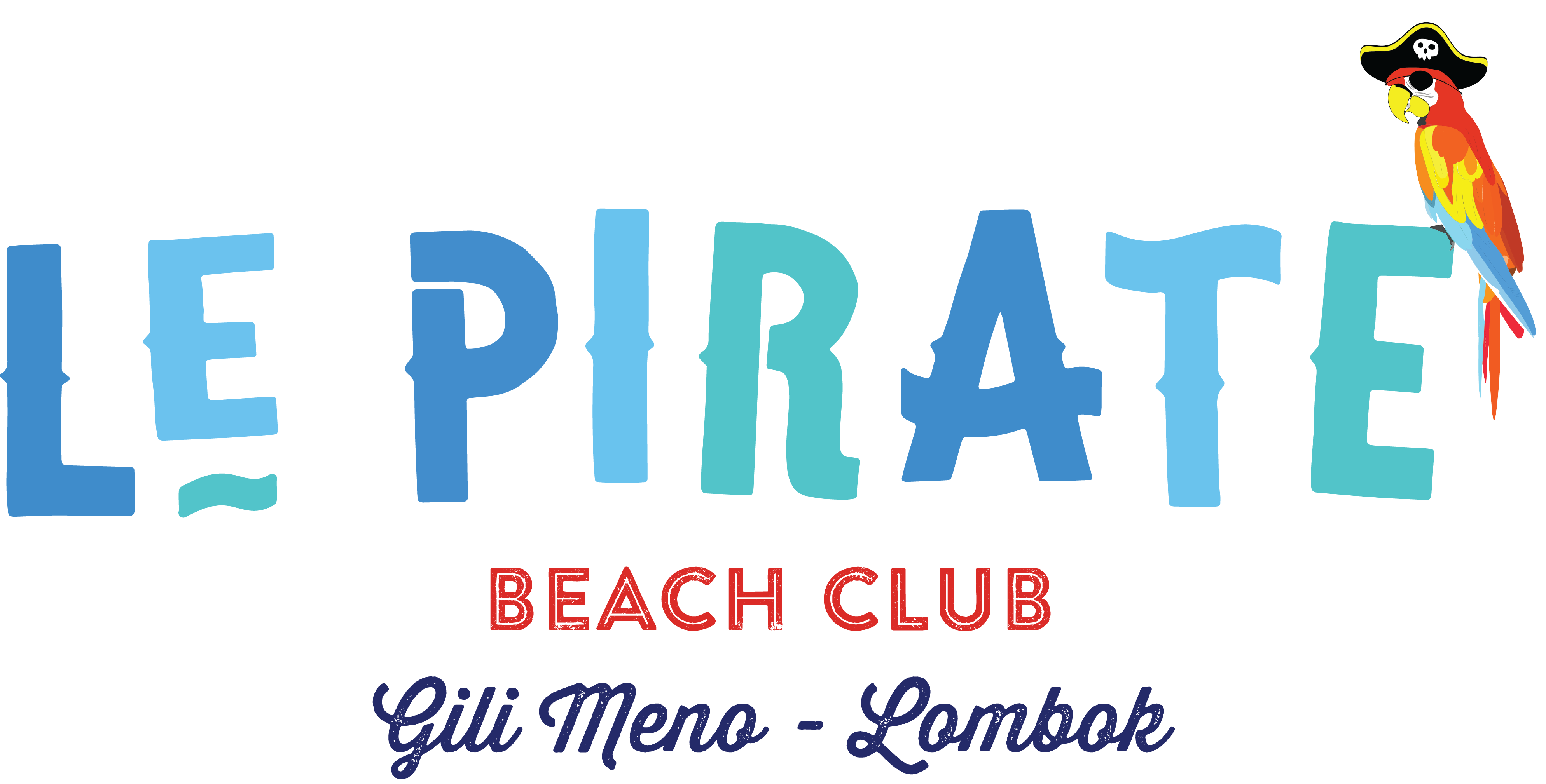 Le Pirate Beach Club Gili Meno logo