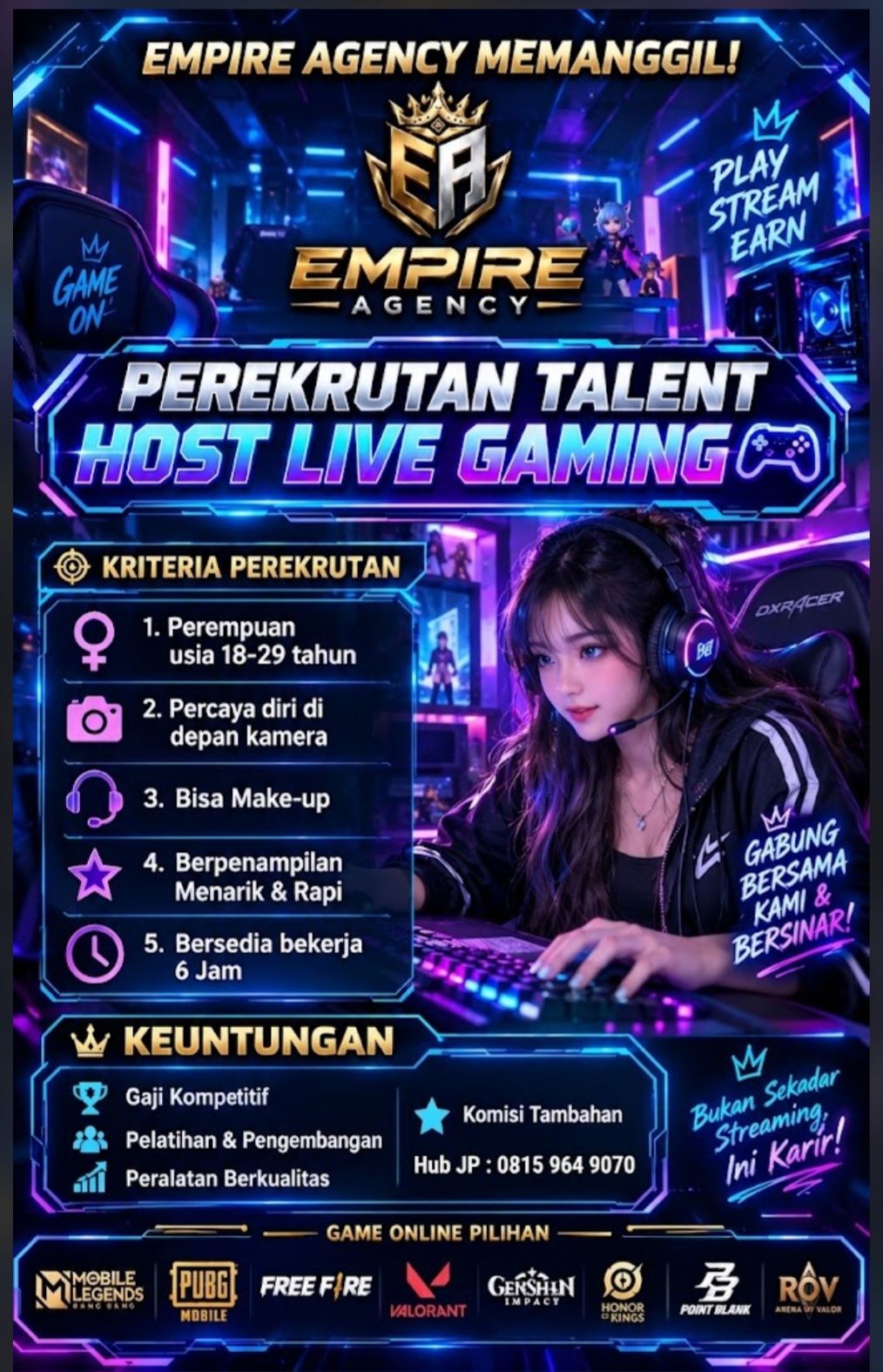 Empire live gaming