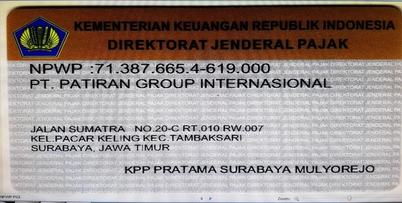 PT PATIRAN GROUP INTERNASIONAL logo