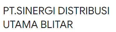 PT SINERGI DISTRIBUSI UTAMA