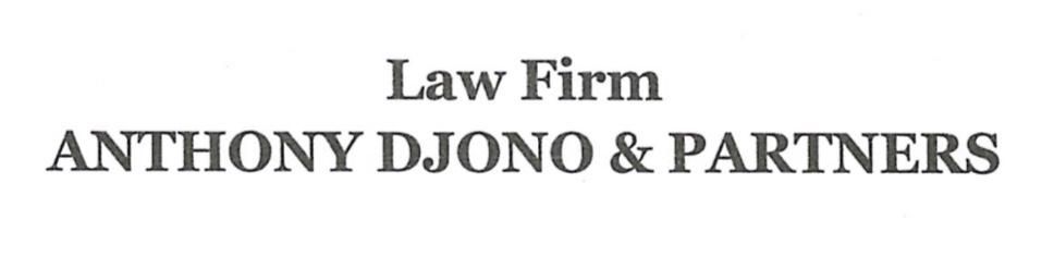 Law Firm Anthony Djono & Partners