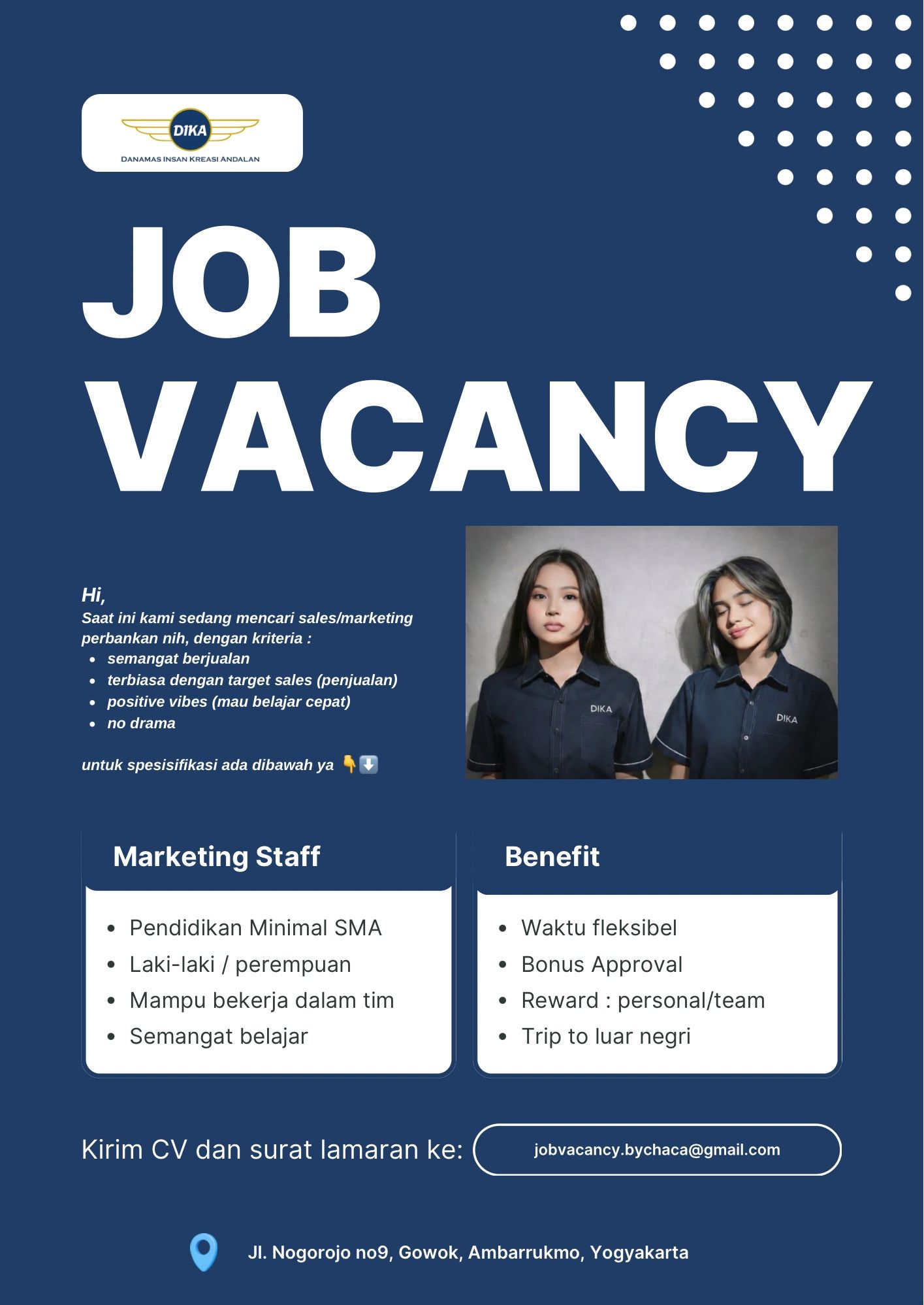 Job Vacancy By Chaca logo