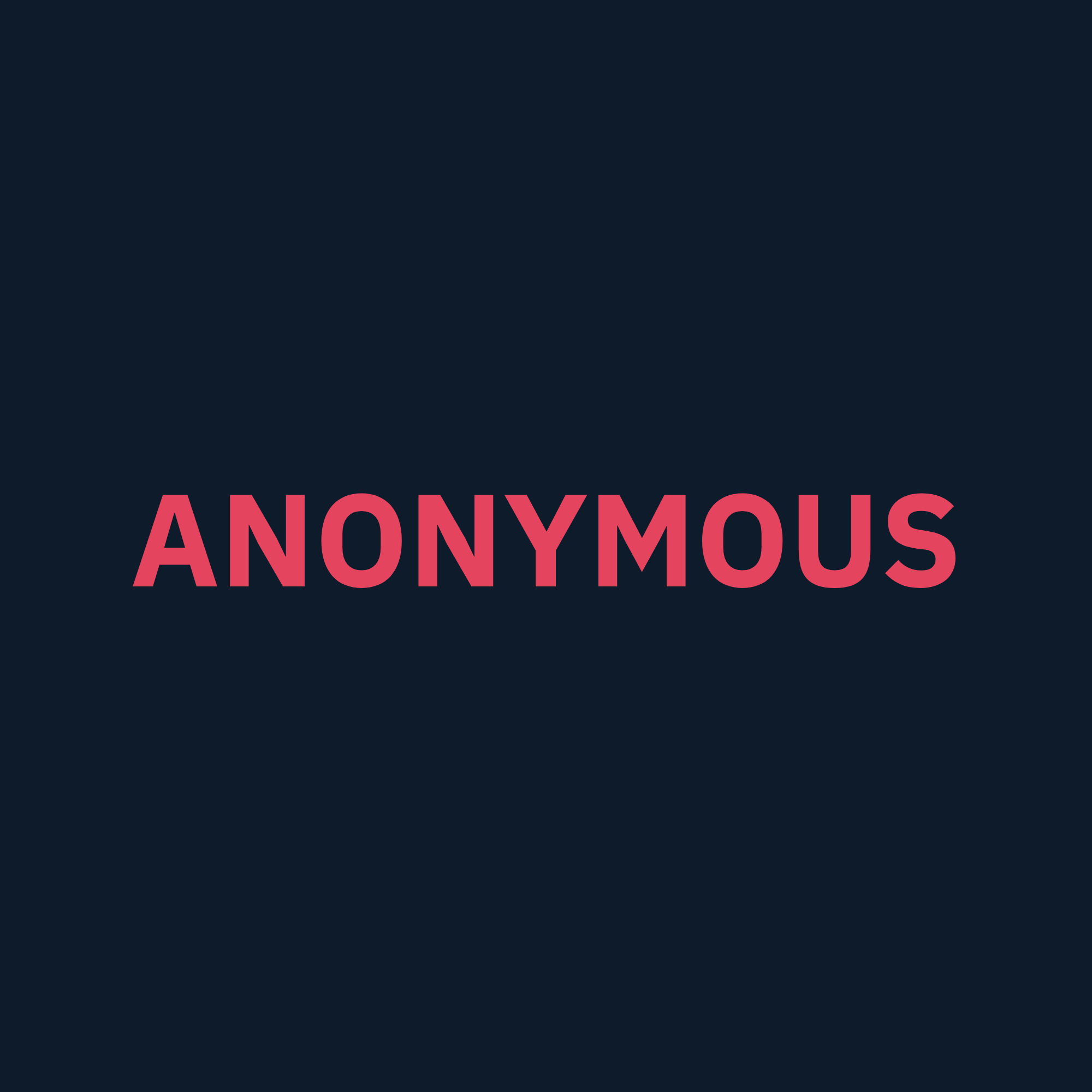 Anonymous - Social Agency