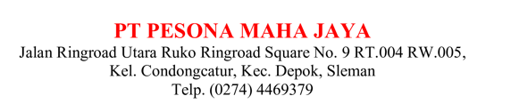 PT PESONA MAHA JAYA