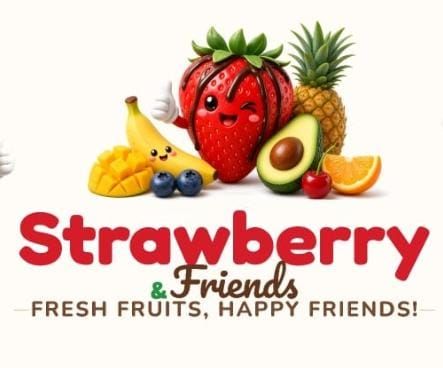 Strawberry & Friends