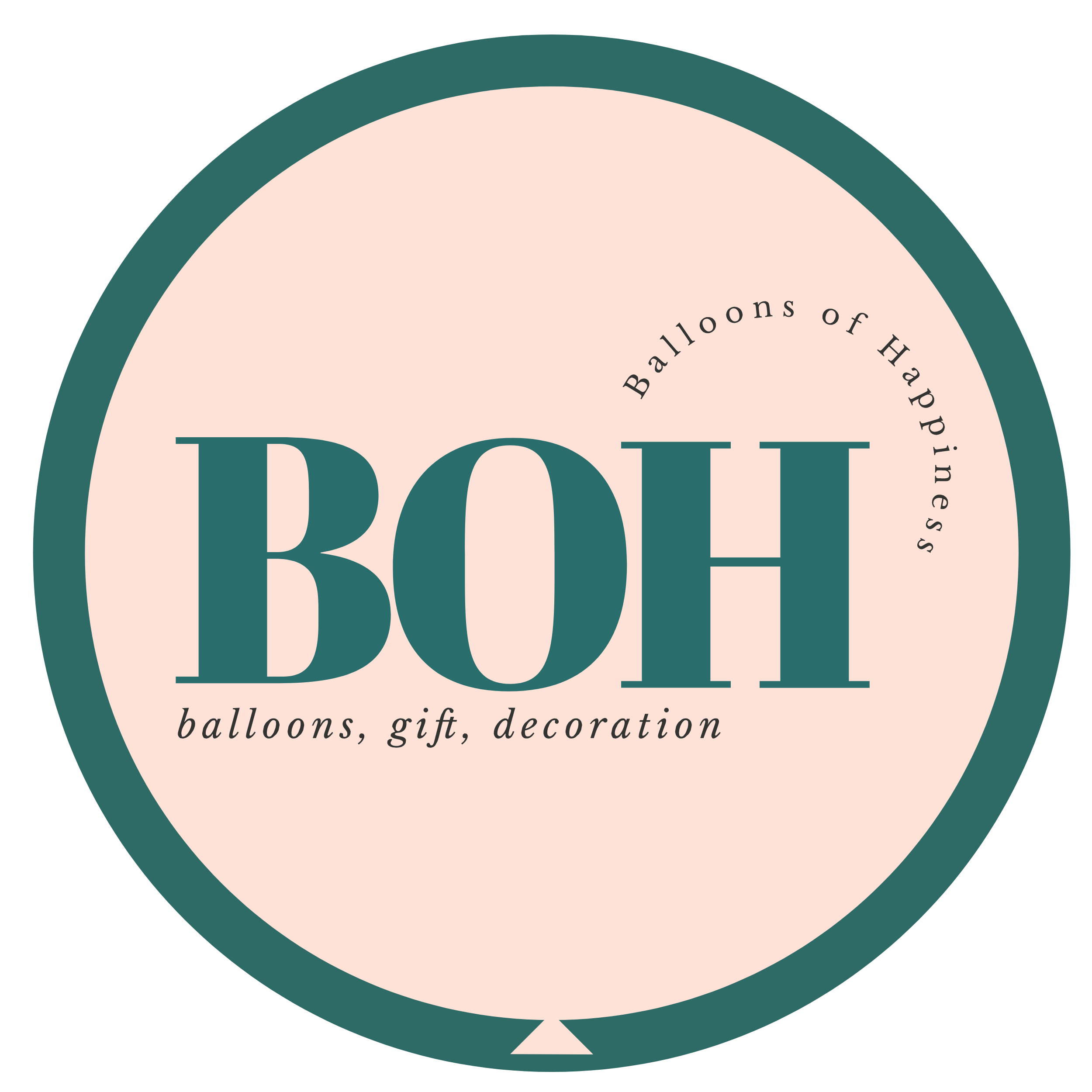 BOH (Balloons of Happiness) logo