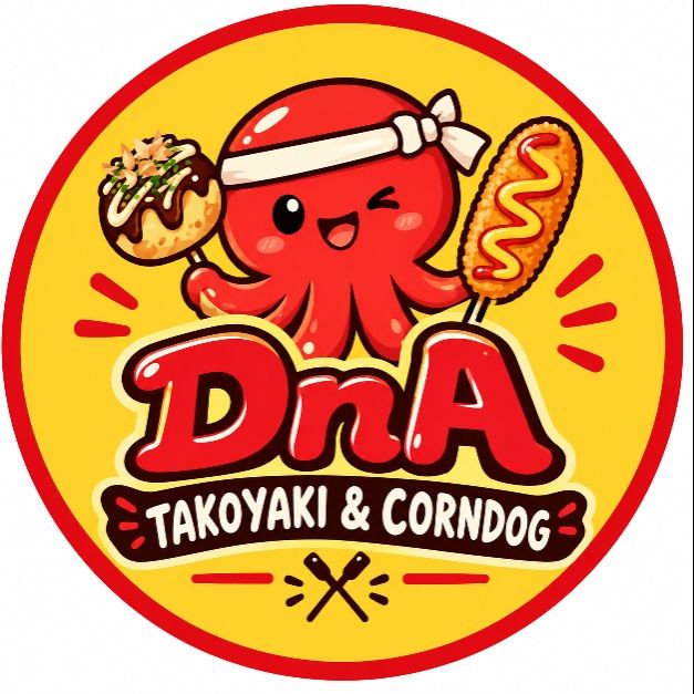 DnA Takoyaki & Corndog logo