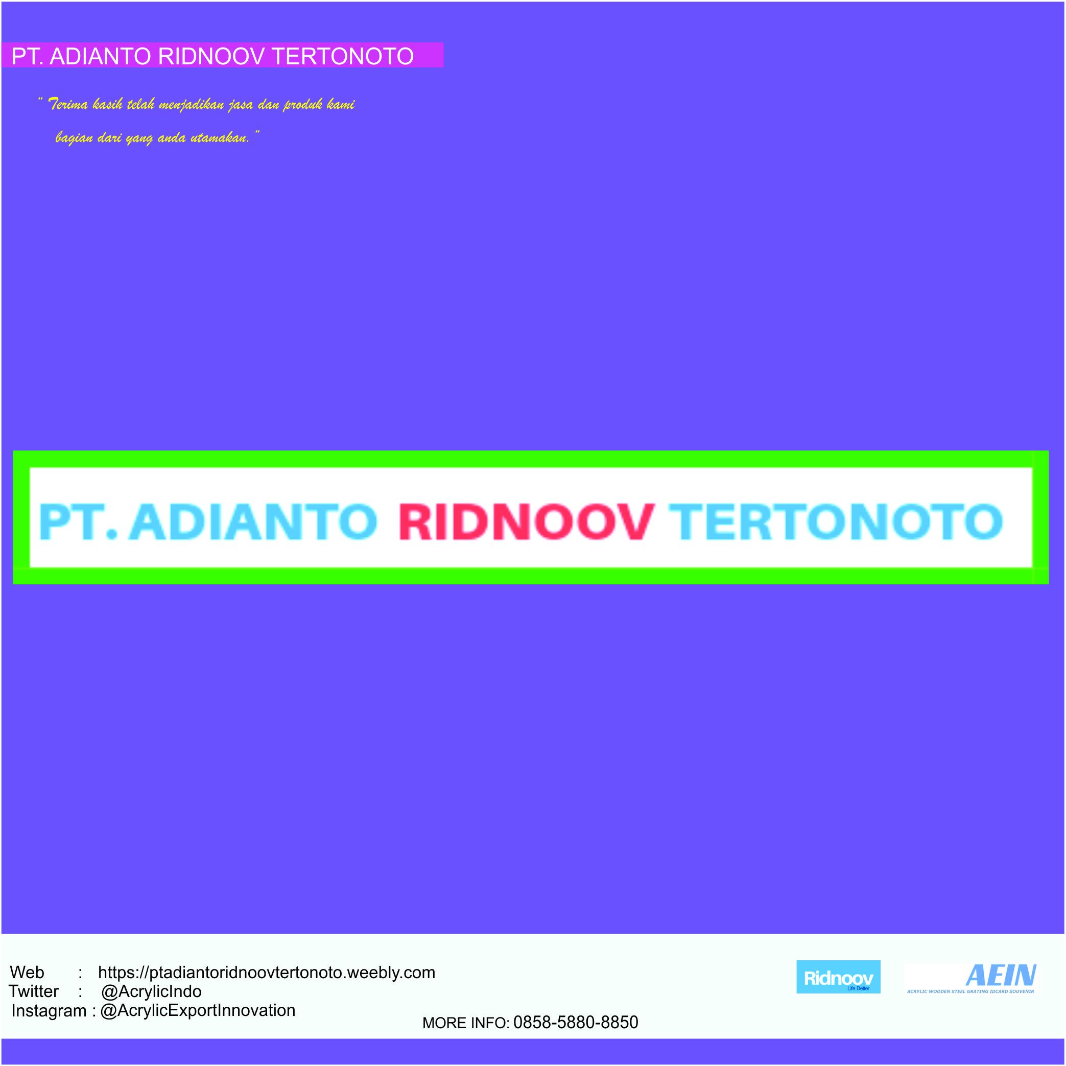 Pt. Adianto Ridnoov Tertonoto