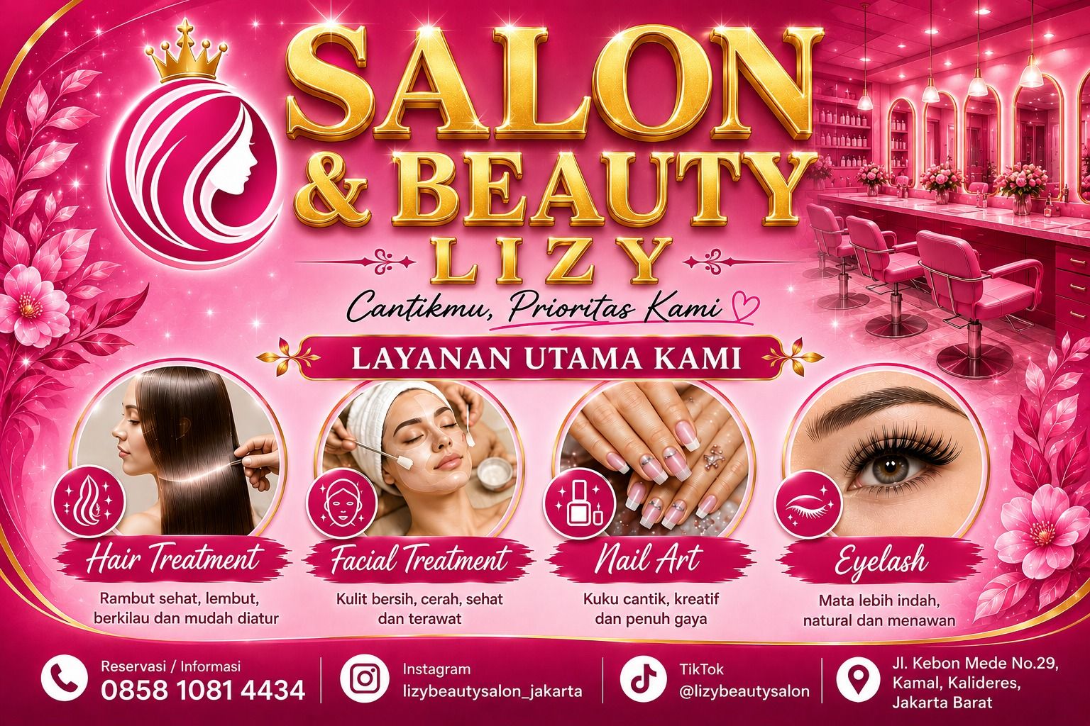 Lizy's Salon & Beauty logo