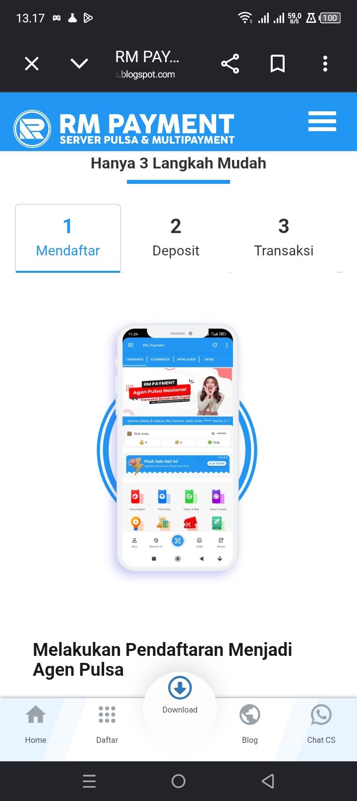 RM SERVER PAYMENT