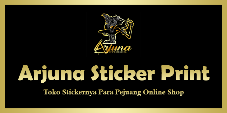 Arjuna Sticker Print logo