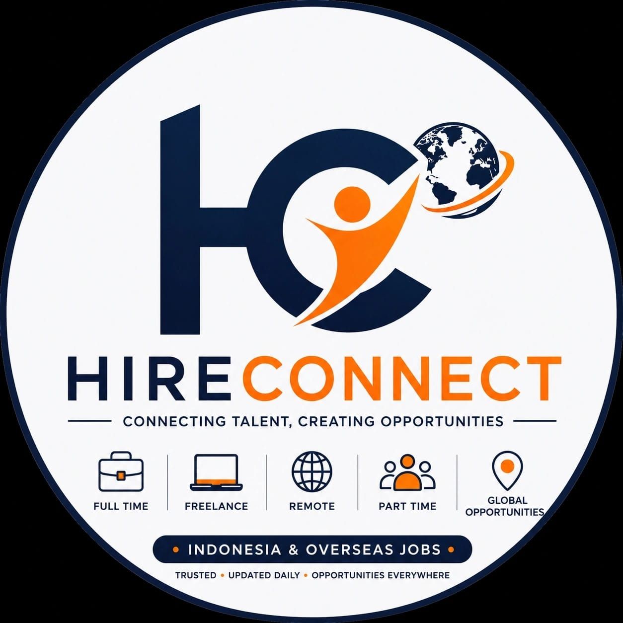 Hire Connect id logo