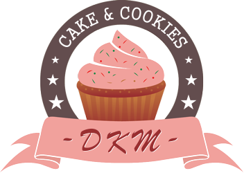 DKM CAKES & COOKIES logo