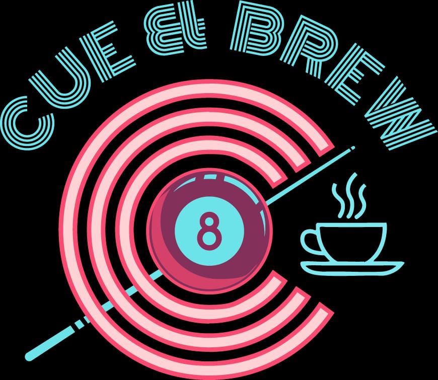 PT CUE AND BREW logo