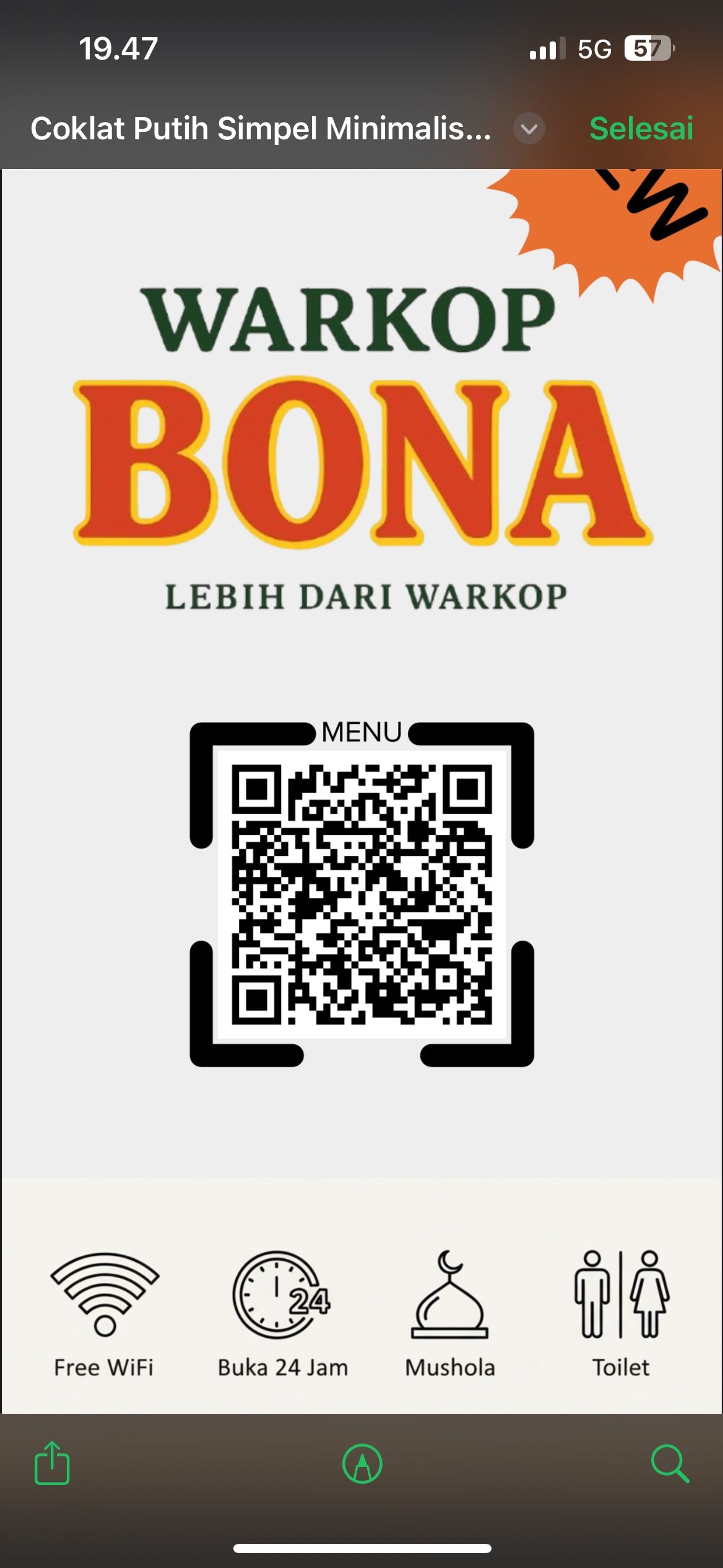 Warkop Bona Jagakarsa