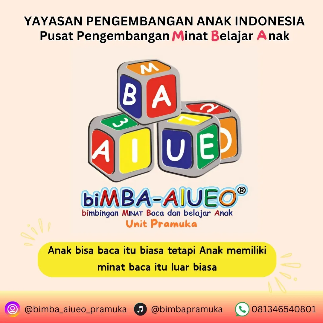 biMBA AIUEO Pramuka logo