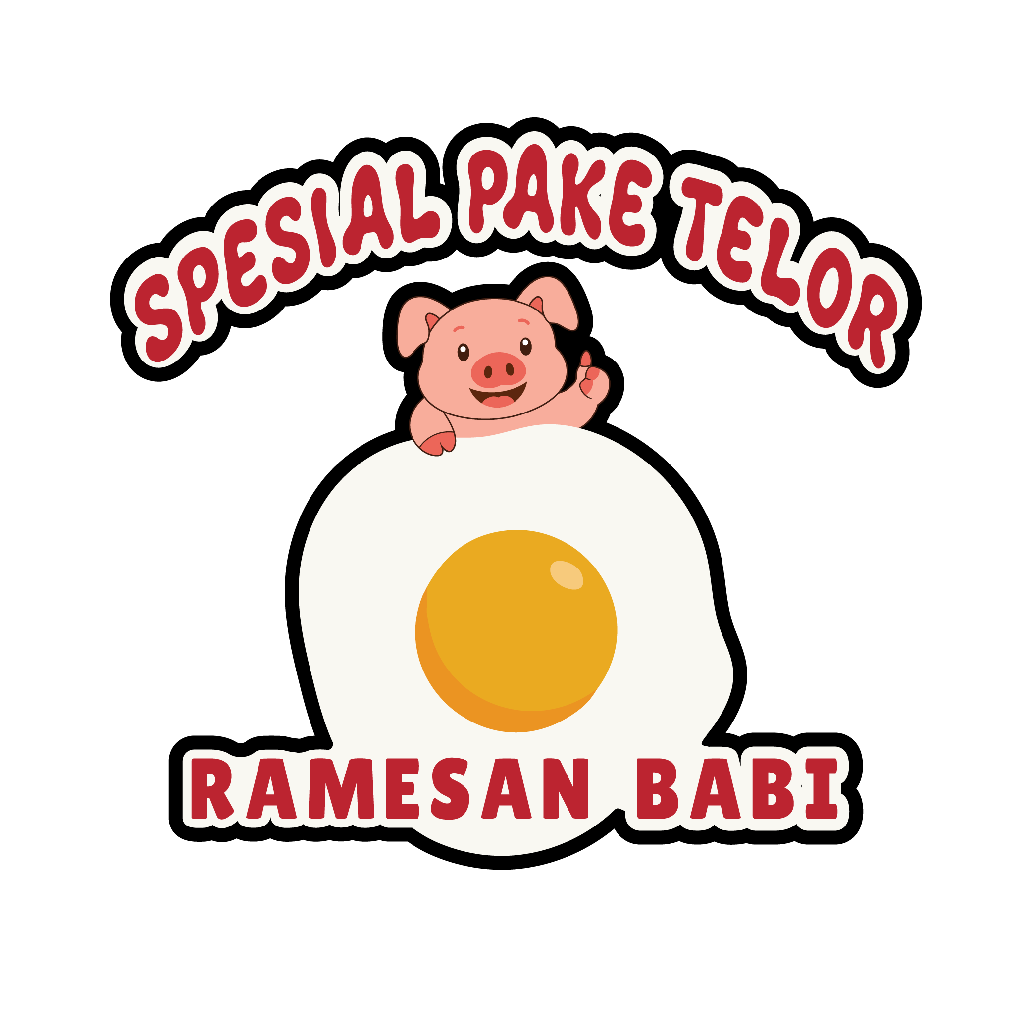 spesial pake telor ramesan babi logo
