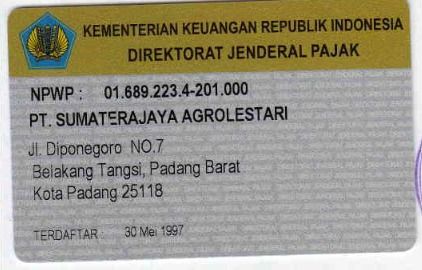 PT Sumaterajaya Agrolestari