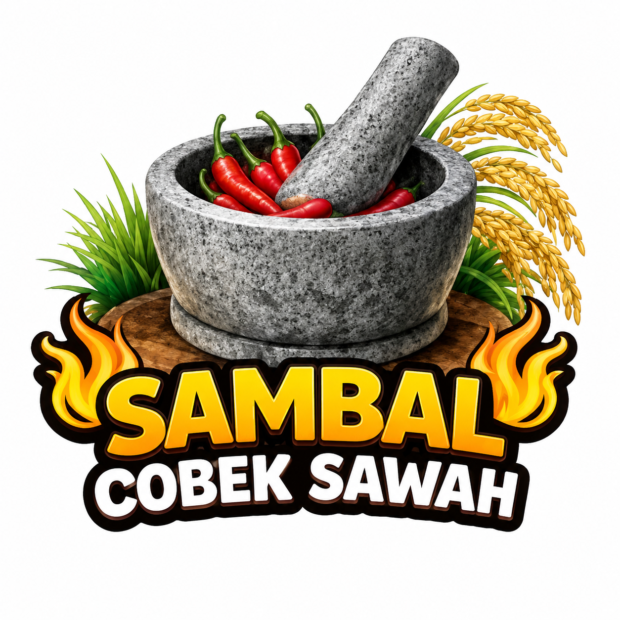 Sambal Cobek Sawah logo