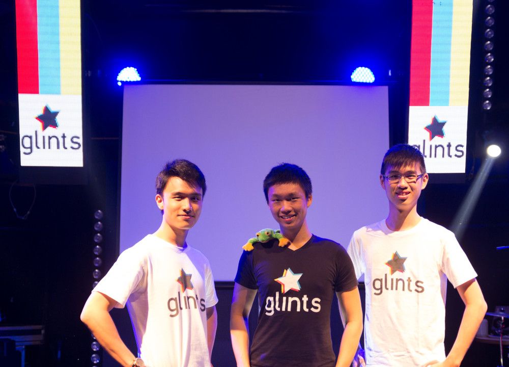 Photo of Glints Founders at JFDI Demo Day 2014.
