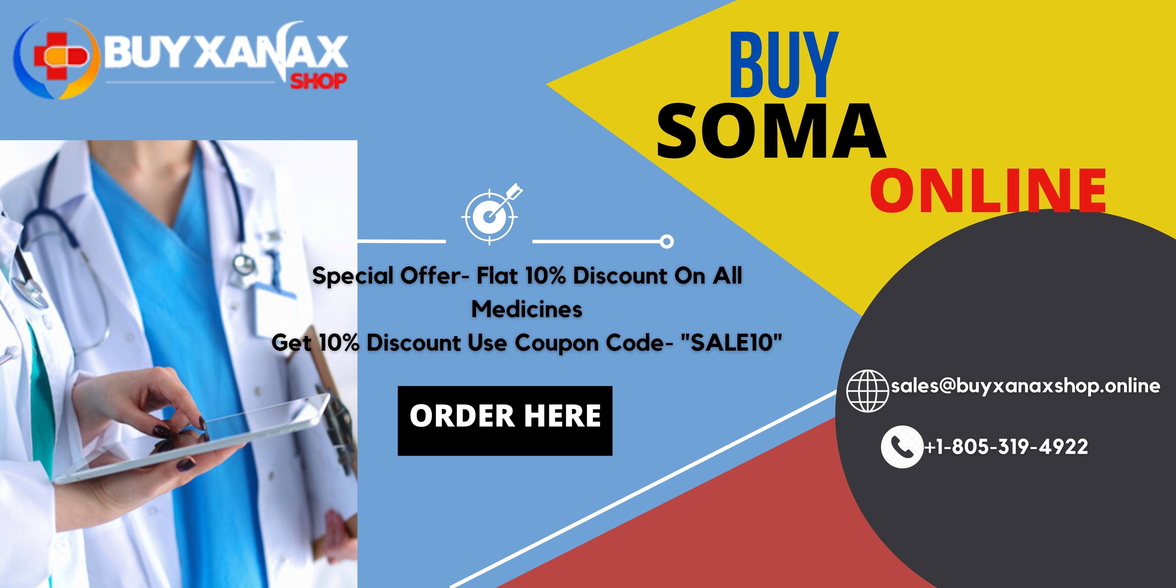 Buy Soma Online Used For Musculoskeletal Pain