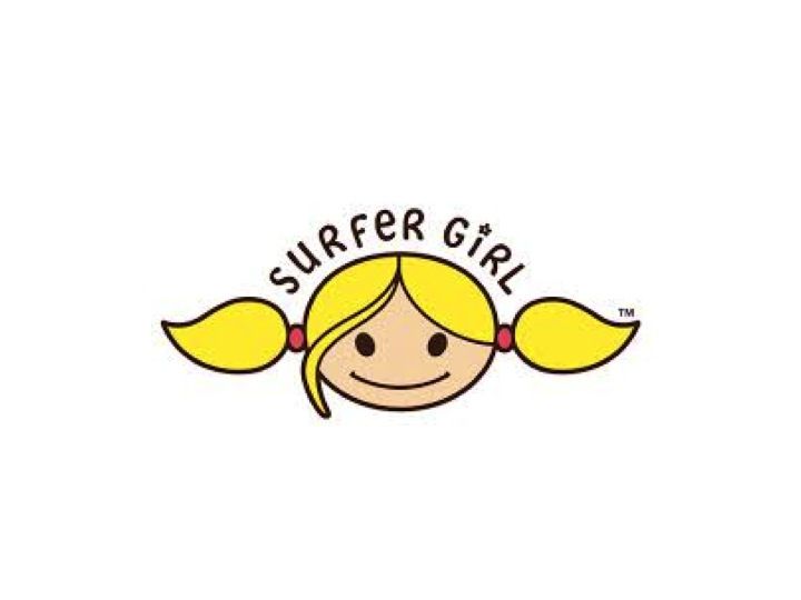 surfer girl logo